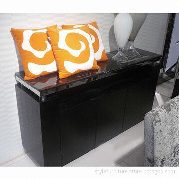 Sideboard with marble top and MDF frame